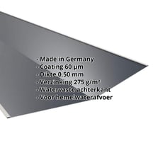 Kilgoot | 490 x 490 x 2000 mm | Staal 0,50 mm | 60 µm Puramid | 7016 - Antracietgrijs #2