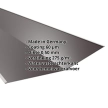 Kilgoot | 490 x 490 x 2000 mm | Staal 0,50 mm | 60 µm Puramid | 6017 - Chocoladebruin #2
