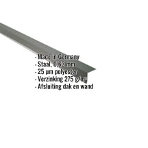 Muuraansluiting | 16 x 11,5 cm | 95° | Staal 0,63 mm | 25 µm Polyester | 6020 - Chroomoxydegroen #2