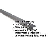 Muuraansluiting | 160 x 115 mm | 95° | Staal 0,63 mm | 25 µm Polyester | 7016 - Antracietgrijs #2