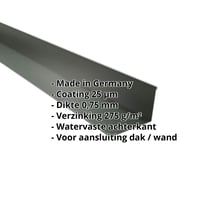 Muuraansluiting | 160 x 115 mm | 95° | Staal 0,75 mm | 25 µm Polyester | 6020 - Chroomoxydegroen #2