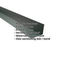 Muuraansluiting | 160 x 115 mm | 95° | Staal 0,50 mm | 60 µm Puramid | 6005 - Mosgroen #2