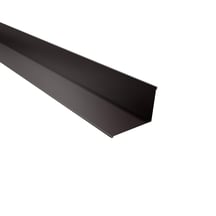 Muuraansluiting | 160 x 115 mm | 95° | Staal 0,50 mm | 60 µm Puramid | 6017 - Chocoladebruin #1