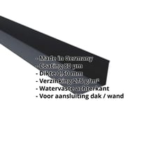 Muuraansluiting | 160 x 115 mm | 95° | Staal 0,50 mm | 80 µm Shimoco | 7016 - Antracietgrijs #2
