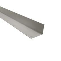 Muuraansluiting | 160 x 115 mm | 95° | Aluminium 0,70 mm | 25 µm Polyester | 9006 - Zilver-Metallic #1