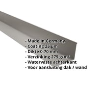 Muuraansluiting | 160 x 115 mm | 95° | Aluminium 0,70 mm | 25 µm Polyester | 9007 - Grijs aluminiumkleurig #2