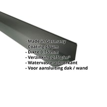 Muuraansluiting | 220 x 150 mm | 95° | Staal 0,75 mm | 25 µm Polyester | 6020 - Chroomoxydegroen #2