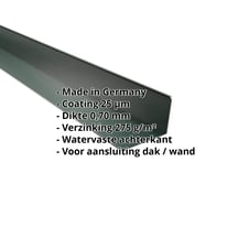 Muuraansluiting | 220 x 150 mm | 95° | Aluminium 0,70 mm | 25 µm Polyester | 6005 - Mosgroen #2