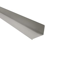 Muuraansluiting | 220 x 150 mm | 95° | Aluminium 0,70 mm | 25 µm Polyester | 9006 - Zilver-Metallic #1