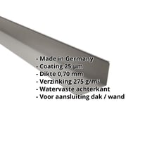 Muuraansluiting | 220 x 150 mm | 95° | Aluminium 0,70 mm | 25 µm Polyester | 9007 - Grijs aluminiumkleurig #2