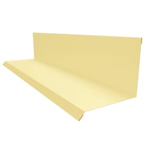 Muuraansluiting | Typ 2 | 100 x 110 x 2000 mm | 90° | Staal 0,50 mm | 25 µm Polyester | 1015 - Licht ivoorkleurig #1