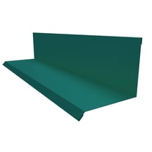 Muuraansluiting | Typ 2 | 100 x 110 x 2000 mm | 90° | Staal 0,50 mm | 25 µm Polyester | 6005 - Mosgroen #1