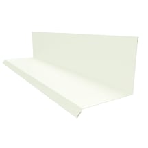 Muuraansluiting | Typ 2 | 100 x 110 x 2000 mm | 90° | Staal 0,50 mm | 25 µm Polyester | 9002 - Grijswit #1