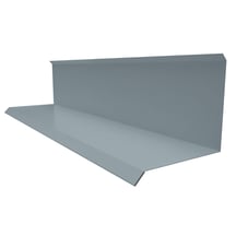 Muuraansluiting | Typ 3 | 100 x 110 x 2000 mm | 90° | Staal 0,50 mm | 25 µm Polyester | 7000 - Pelsgrijs #1