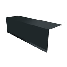 Nok lessenaarsdak | 110 x 100 x 2000 mm | 80° | Aluminium 0,70 mm | 25 µm Polyester | 7016 - Antracietgrijs #1