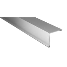Nok lessenaarsdak | 115 x 115 mm | 80° | Aluminium 0,70 mm | 25 µm Polyester | 9006 - Zilver-Metallic #1
