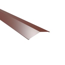 Nokstuk vlak | 145 x 145 mm | 150° | Staal 0,50 mm | 60 µm Puramid | 6012 - Roodbruin #1