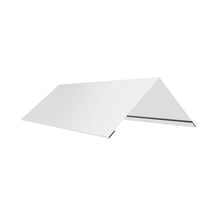 Nokstuk vlak | 145 x 145 x 2000 mm | 140° | Staal 0,50 mm | Aluzink | Zilvergrijs #1