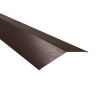 Nokstuk vlak | 198 x 198 mm | 150° | Staal 0,50 mm | 35 µm Mattpolyester | 32 - Donkerbruin #1