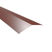 Nokstuk vlak | 198 x 198 mm | 150° | Staal 0,50 mm | 60 µm Puramid | 6012 - Roodbruin #1
