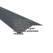 Nokstuk vlak | 198 x 198 mm | 150° | Staal 0,50 mm | 80 µm Shimoco | 7016 - Antracietgrijs #2