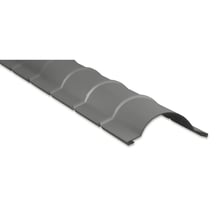 Ronde nok | 1,86 m | Aluminium 0,70 mm | 25 µm Polyester | 9007 - Grijs aluminiumkleurig #1