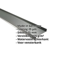 Vensterbank | 50 x 115 x 40 x 2000 mm | Staal 0,75 mm | 25 µm Polyester | 6020 - Chroomoxydegroen #2