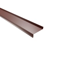 Vensterbank | 50 x 115 x 40 x 2000 mm | Staal 0,50 mm | 60 µm Puramid | 6012 - Roodbruin #1