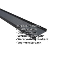 Vensterbank | 50 x 115 x 40 x 2000 mm | Staal 0,50 mm | 80 µm Shimoco | 7016 - Antracietgrijs #2