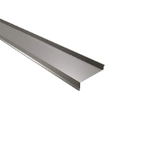 Vensterbank | 50 x 115 x 40 x 2000 mm | Aluminium 0,70 mm | 25 µm Polyester | 9007 - Grijs aluminiumkleurig #1