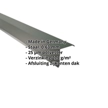 Windveer | 115 x 115 mm | Staal 0,63 mm | 25 µm Polyester | 6020 - Chroomoxydegroen #2