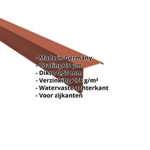 Windveer | 115 x 115 mm | Staal 0,50 mm | 35 µm Mattpolyester | 75 - Terracotta #2