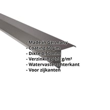 Windveer | 115 x 115 mm | Staal 0,50 mm | 60 µm Puramid | 6017 - Chocoladebruin #2