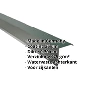 Windveer | 115 x 115 mm | Aluminium 0,70 mm | 25 µm Polyester | 6005 - Mosgroen #2