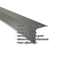 Windveer | 150 x 150 mm | Staal 0,75 mm | 25 µm Polyester | 6020 - Chroomoxydegroen #2