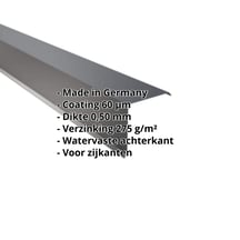 Windveer | 150 x 150 mm | Staal 0,50 mm | 60 µm Puramid | 7016 - Antracietgrijs #2