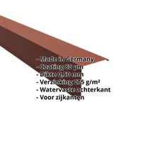 Windveer | 150 x 150 mm | Staal 0,50 mm | 80 µm Shimoco | 8004 - Koperbruin #2