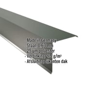 Windveer | 20 x 20 cm | Staal 0,63 mm | 25 µm Polyester | 6020 - Chroomoxydegroen #2