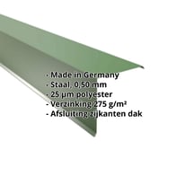 Windveer | 200 x 200 mm | Staal 0,50 mm | 25 µm Polyester | 6002 - Loofgroen #2