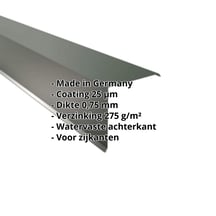 Windveer | 200 x 200 mm | Staal 0,75 mm | 25 µm Polyester | 6020 - Chroomoxydegroen #2