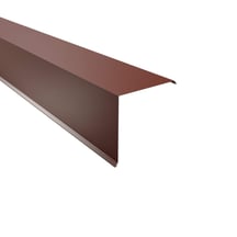 Windveer | 200 x 200 mm | Staal 0,50 mm | 60 µm Puramid | 6012 - Roodbruin #1