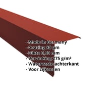Windveer | 200 x 200 mm | Staal 0,50 mm | 80 µm Shimoco | 3009 - Oxyderood #2