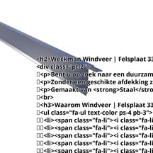 Windveer | Felsplaat 33/500 | Staal 0,50 mm | 25 µm Polyester | 5010 - Gentiaanblauw #2