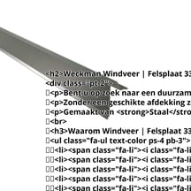 Windveer | Felsplaat 33/500 | Staal 0,50 mm | 25 µm Polyester | 6020 - Chroomoxydegroen #2