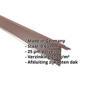 Windveer | Felsplaat 33/500 | Staal 0,63 mm | 25 µm Polyester | 8012 - Roodbruin #2