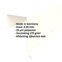 Windveer | Felsplaat PD-510-S | Staal 0,50 mm | 25 µm Polyester | 9010 - Zuiverwit #2