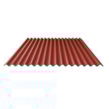 Polyester golfplaat Stabipol | LT 76/18 | 0,85 mm | Rood | 2000 mm #1