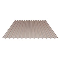 Polycarbonaat golfplaat | 76/18 | Voordeelpakket | 2,80 mm | Brons | Honingraatstructuur | Breedte 3,05 m | Lengte 2,00 m #5