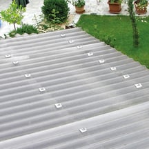 Polycarbonaat golfplaat | 76/18 | Voordeelpakket | 2,60 mm | Helder | Honingraatstructuur | Breedte 3,01 m | Lengte 2,00 m #6