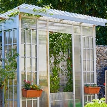 Polycarbonaat golfplaat | 76/18 | Voordeelpakket | 0,80 mm | Helder | Breedte 3,00m | Lengte 2,00 m #8